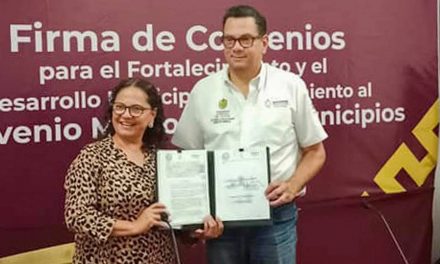 Tamalín: Firma de convenio de alcaldes para el fortalecimiento municipal: INVEDEM