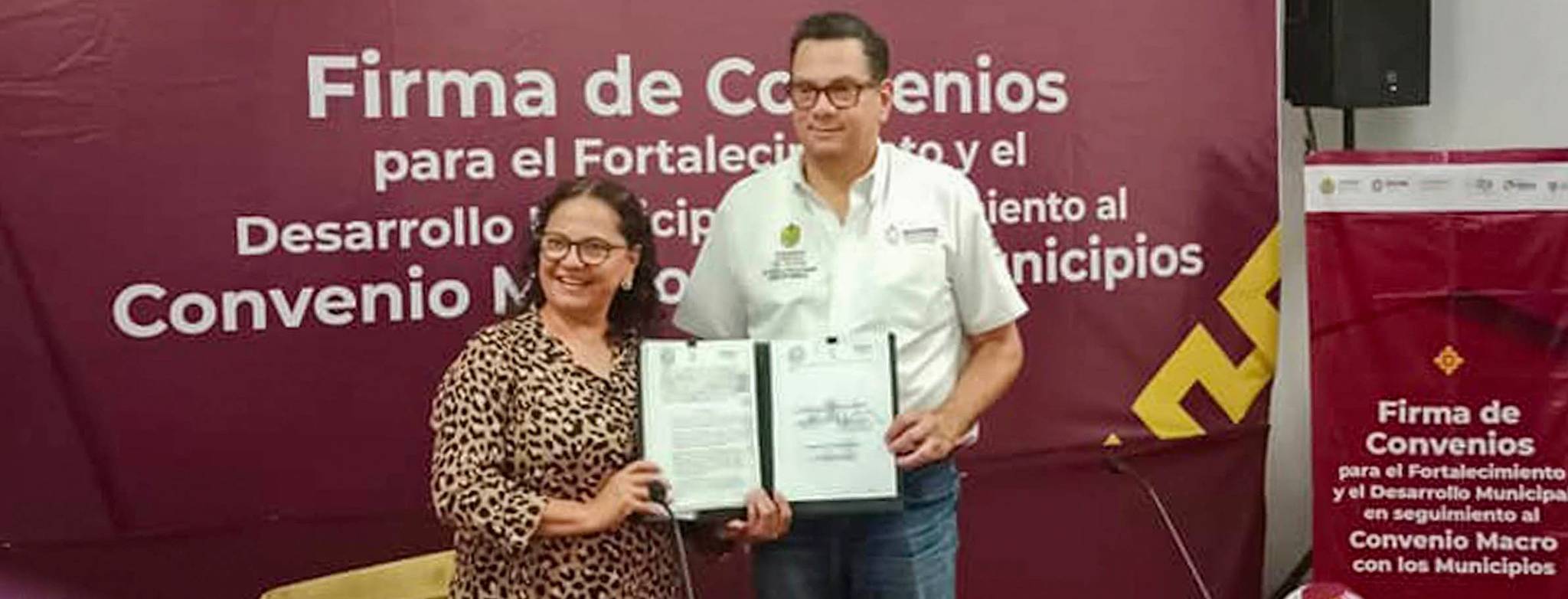 Tamalín: Firma de convenio de alcaldes para el fortalecimiento municipal: INVEDEM
