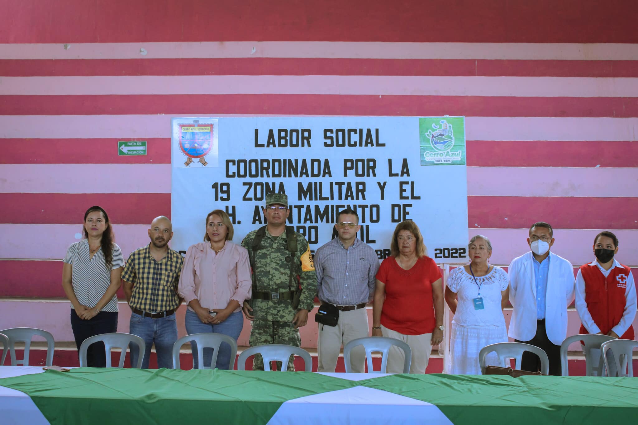 Cerro Azul: Labor social coordinada en colaboración de la 19 zona militar