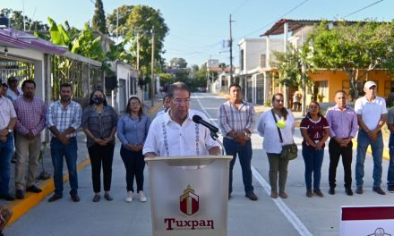 Con obras de mucha calidad se abate el rezago social en Tuxpan