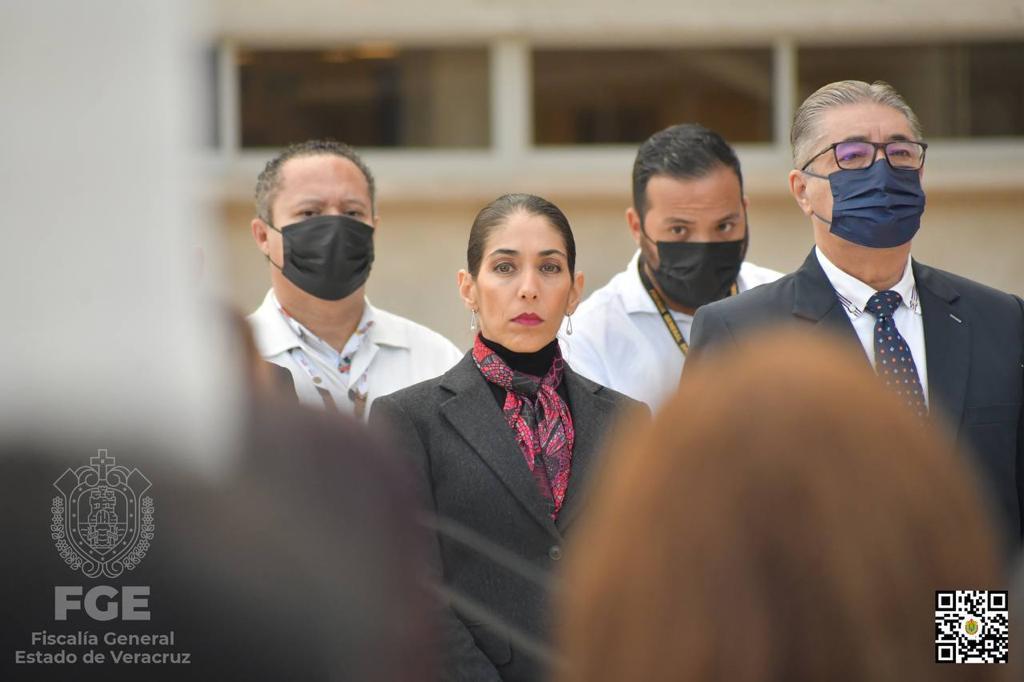 FGE encabezó ceremonia de honores a la bandera organizada por servidores públicos de la Fiscalía de Investigaciones Ministeriales