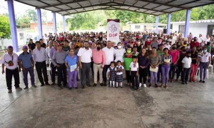 Entrega DIF Tuxpan apoyos alimentarios para diversas localidades del municipio