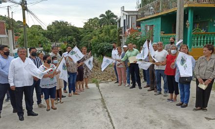 Cerro Azul: Banderazo de Inicio de Obra de Pavimentación con Concreto Hidráulico en la Calle Ramón Jáuregui