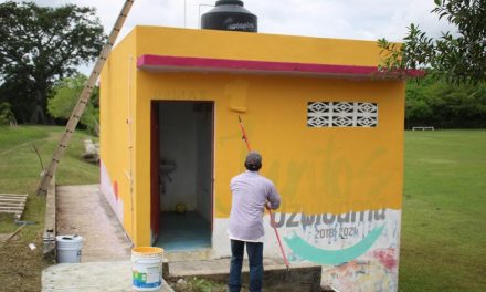 Ozuluama: Rehabilitación del campo deportivo 5 de mayo