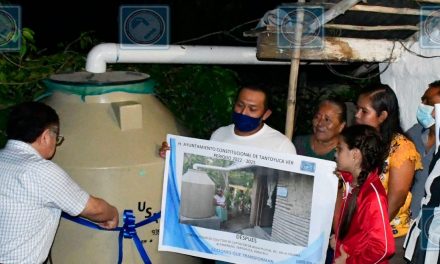 Tantoyuca: Se beneficia a más familias con captadores de agua