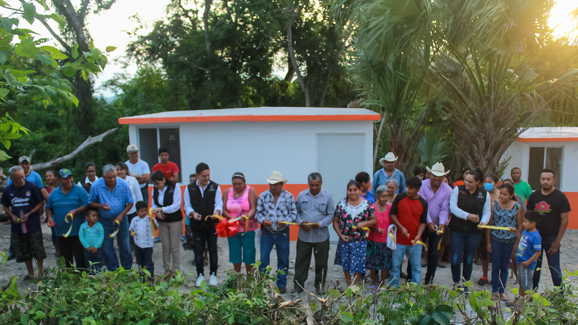 Destaca Alcalde de Chontla mejora de vivienda en Mala Gana