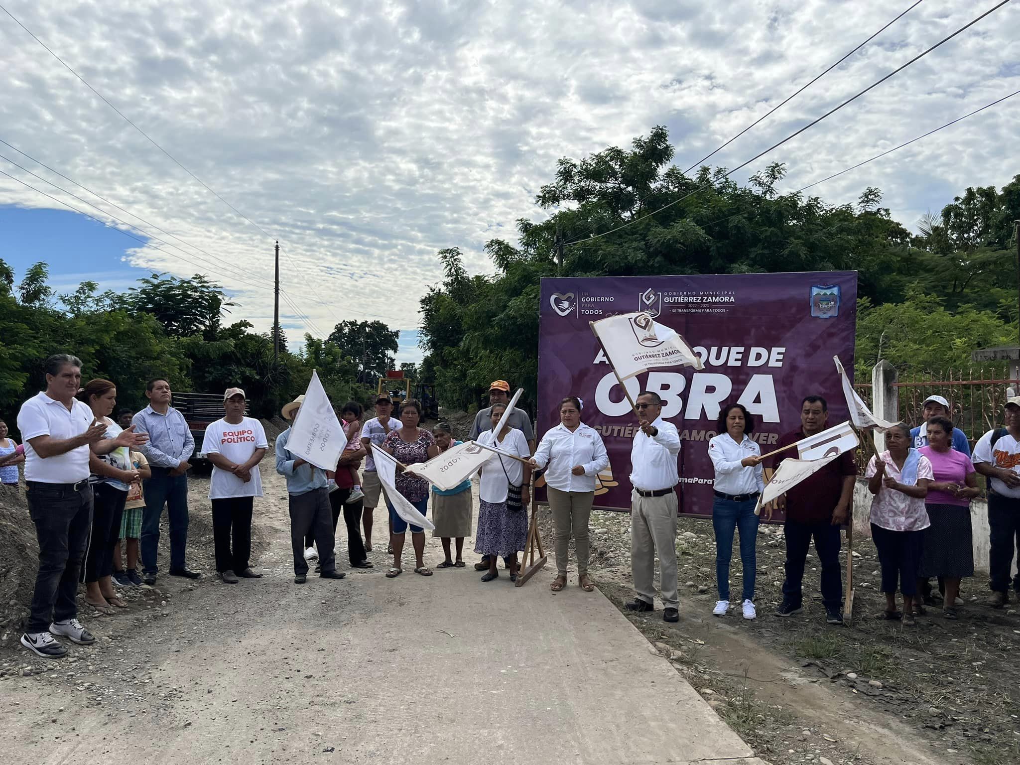 Gutiérrez Zamora: Más obras públicas 2022