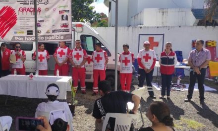 Chinampa, presente en la inauguración de la colecta nacional de la Cruz Roja