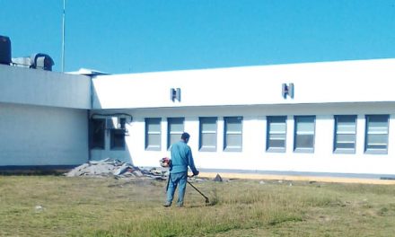 Ozuluama: Actividades de limpieza en el Hospital de la Comunidad