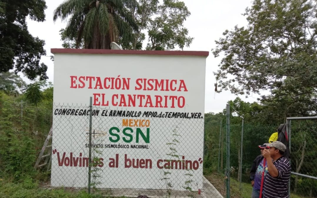 Tempoal: Mantenimiento en la subestación sísmica localizada en El Cantarito