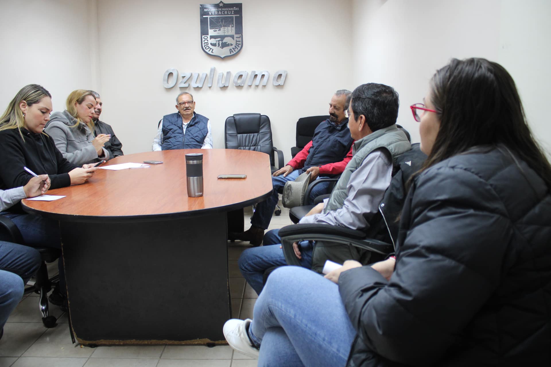 Reunión de jinetes para la expo feria de Ozuluama
