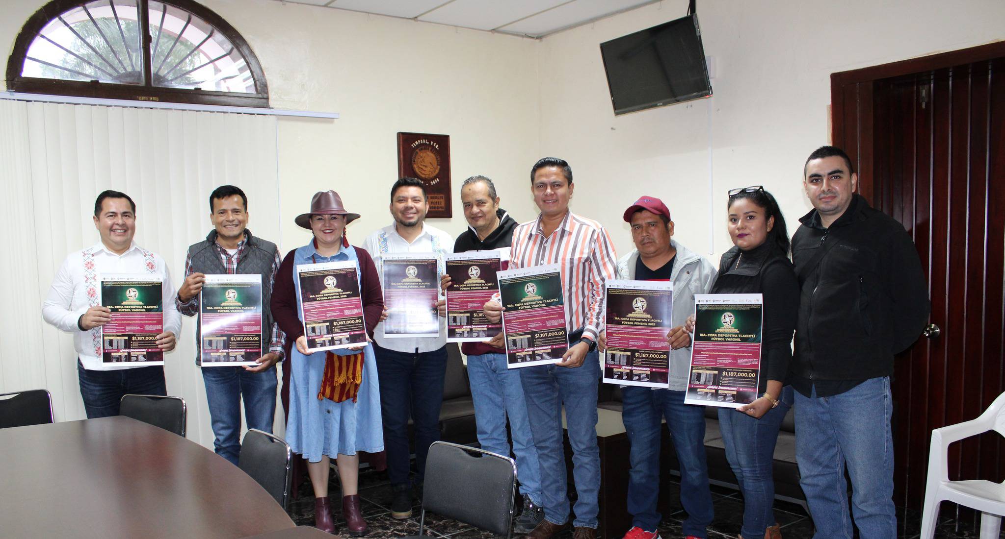 Tempoal: Primera Copa Deportiva Tlachtli, Futbol Femenil y Varonil