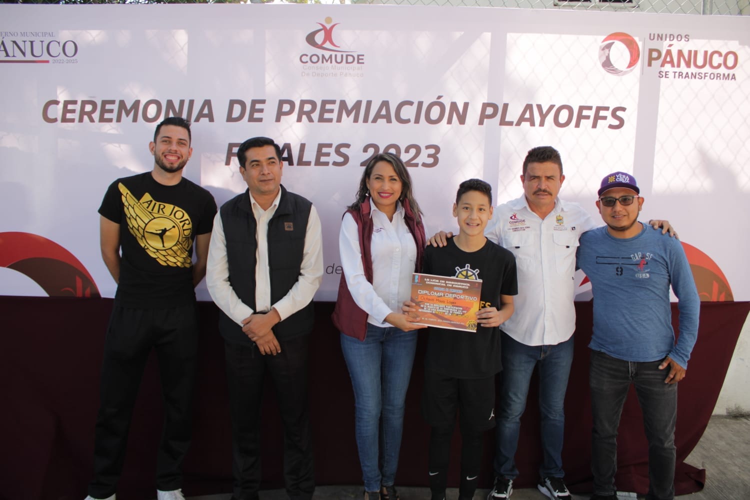 Pánuco: Ceremonia de Premiación Playoffs de la Liga Dominical de básquetbol