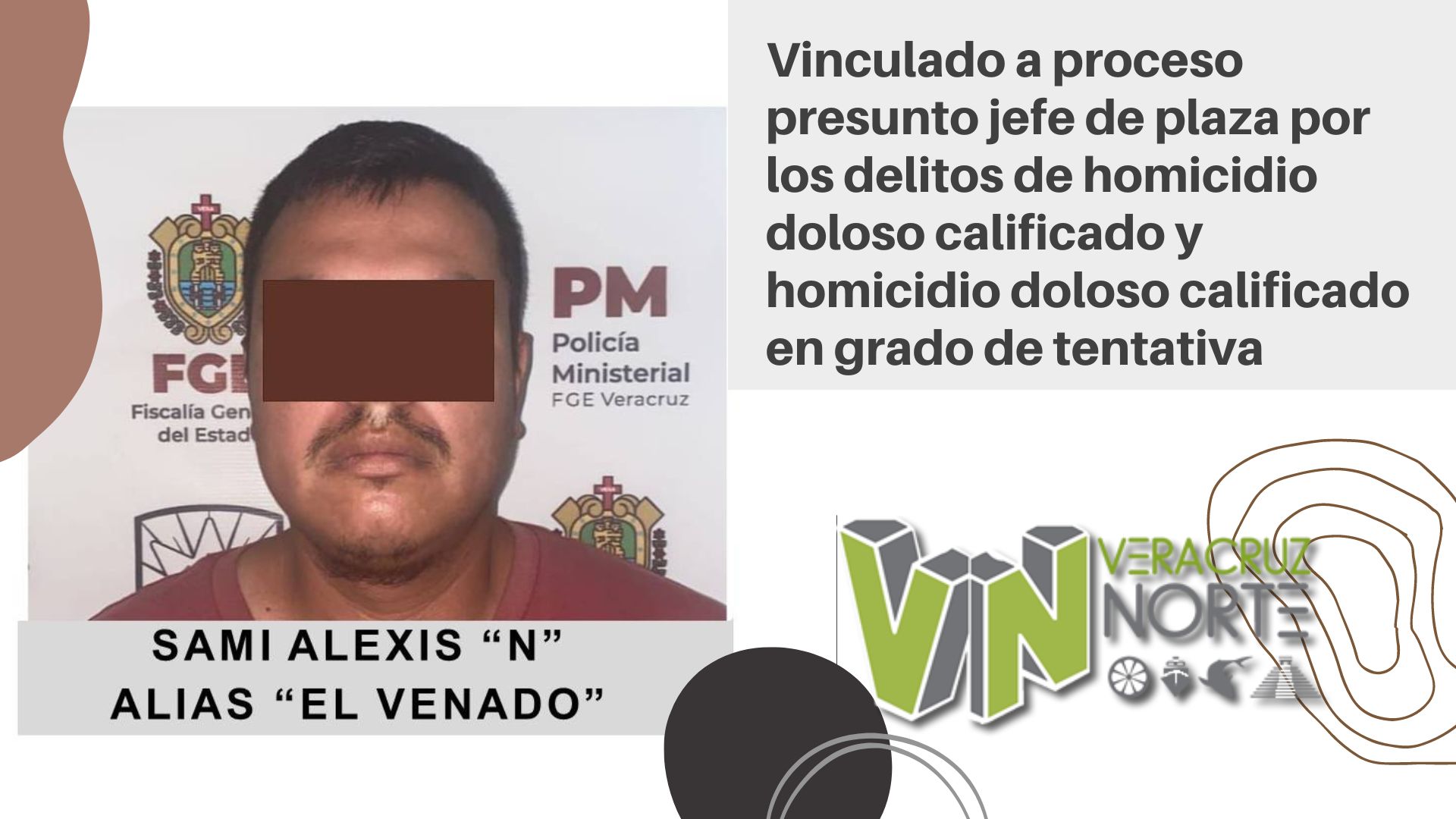 Martínez de la Torre: Vinculado a proceso presunto jefe de plaza por los delitos de homicidio doloso calificado y homicidio doloso calificado en grado de tentativa