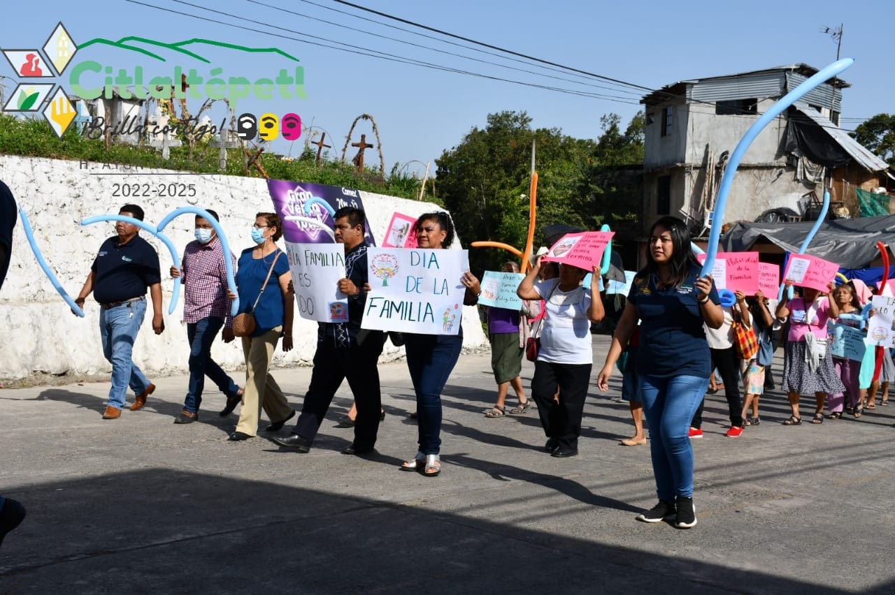 Citlaltépetl: Inician las actividades con motivo del día internacional de la familia y la importancia de la mujer