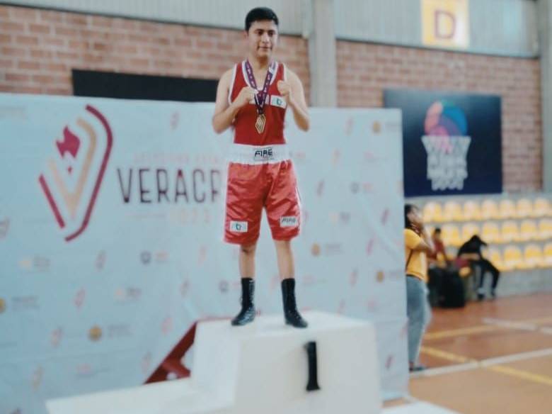 Tempoal: Jonathan Rangel Hernández obtuvo la medalla de oro en el selectivo estatal de box olímpico