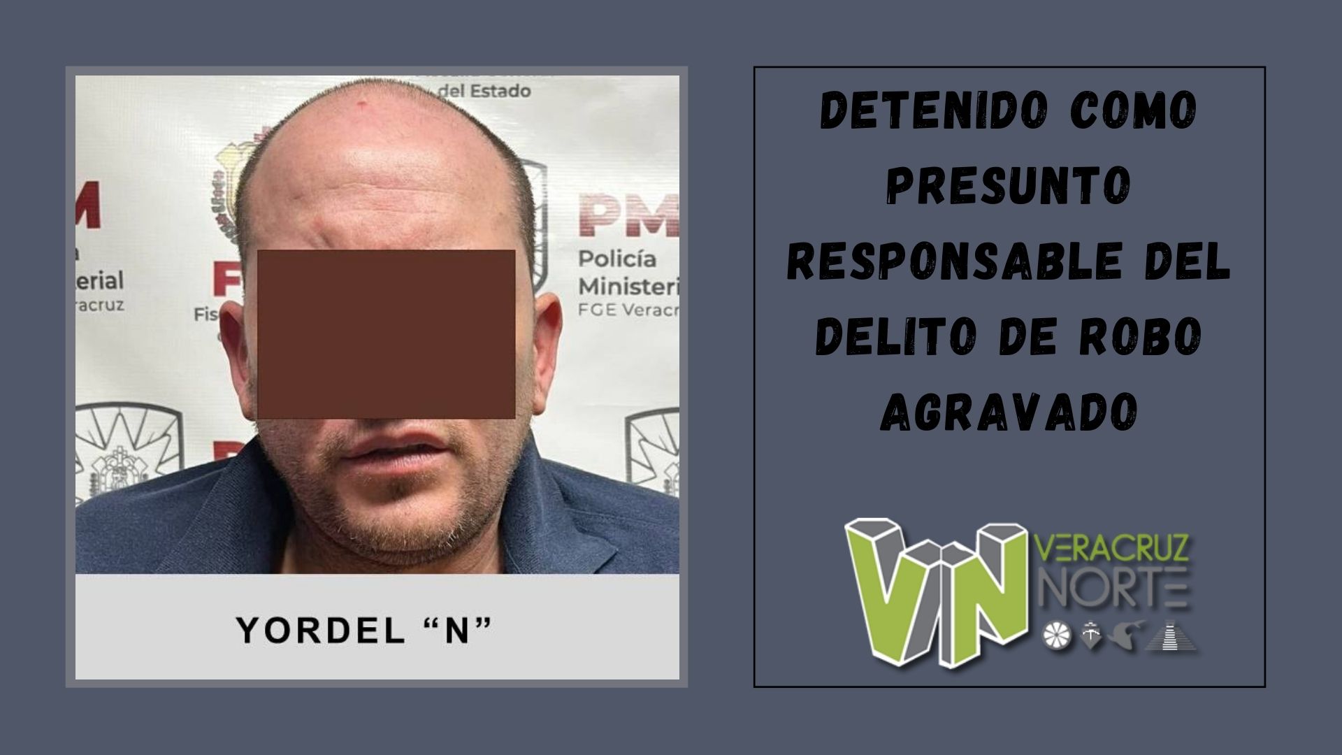 Martínez de la Torre: Detenido como presunto responsable del delito de robo agravado