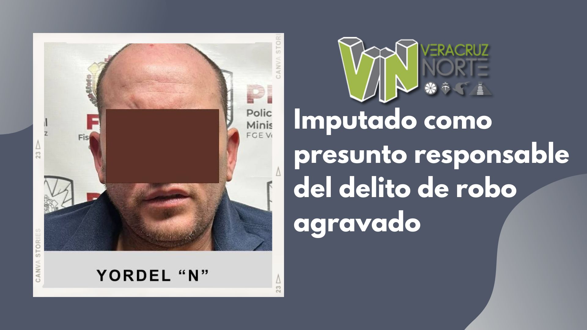 Martínez de la Torre: Imputado como presunto responsable del delito de robo agravado