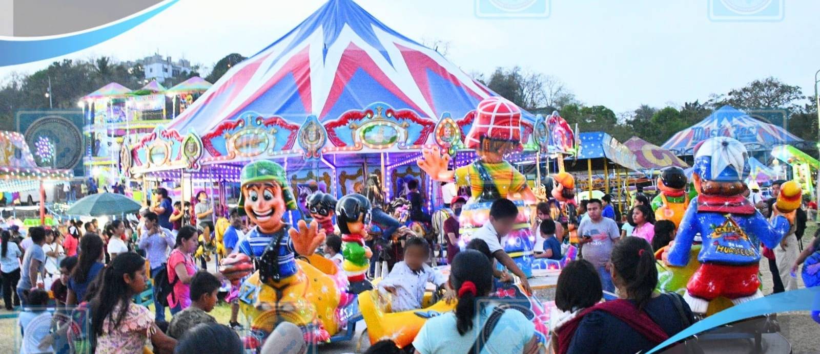Pequeños se divierten a lo grande en EXPO FERIA TANTOYUCA 2023