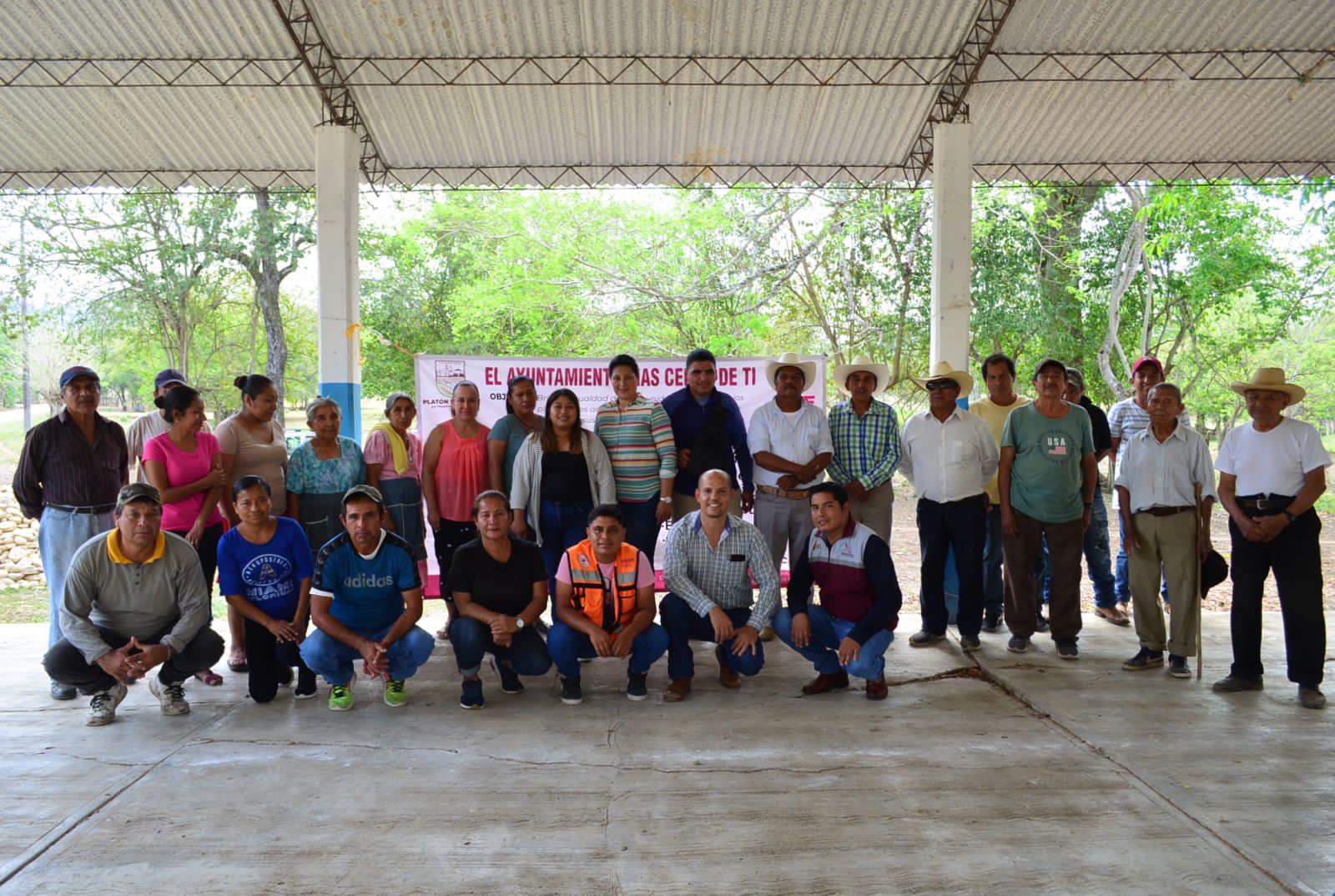 Platón Sánchez: «Ayuntamiento más cerca de ti» en Tecalantla, Jobo Nuevo y Amoxoyahuatl