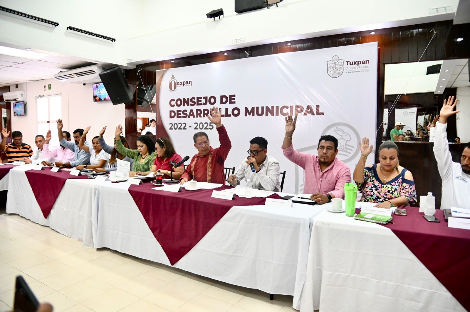 Tuxpan: De manera unánime el Consejo de Desarrollo Municipal aprobó el programa de obras del FAISMUN 2023