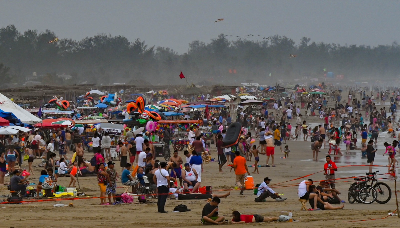 Impresionantes lucieron las playas de Tuxpan este jueves