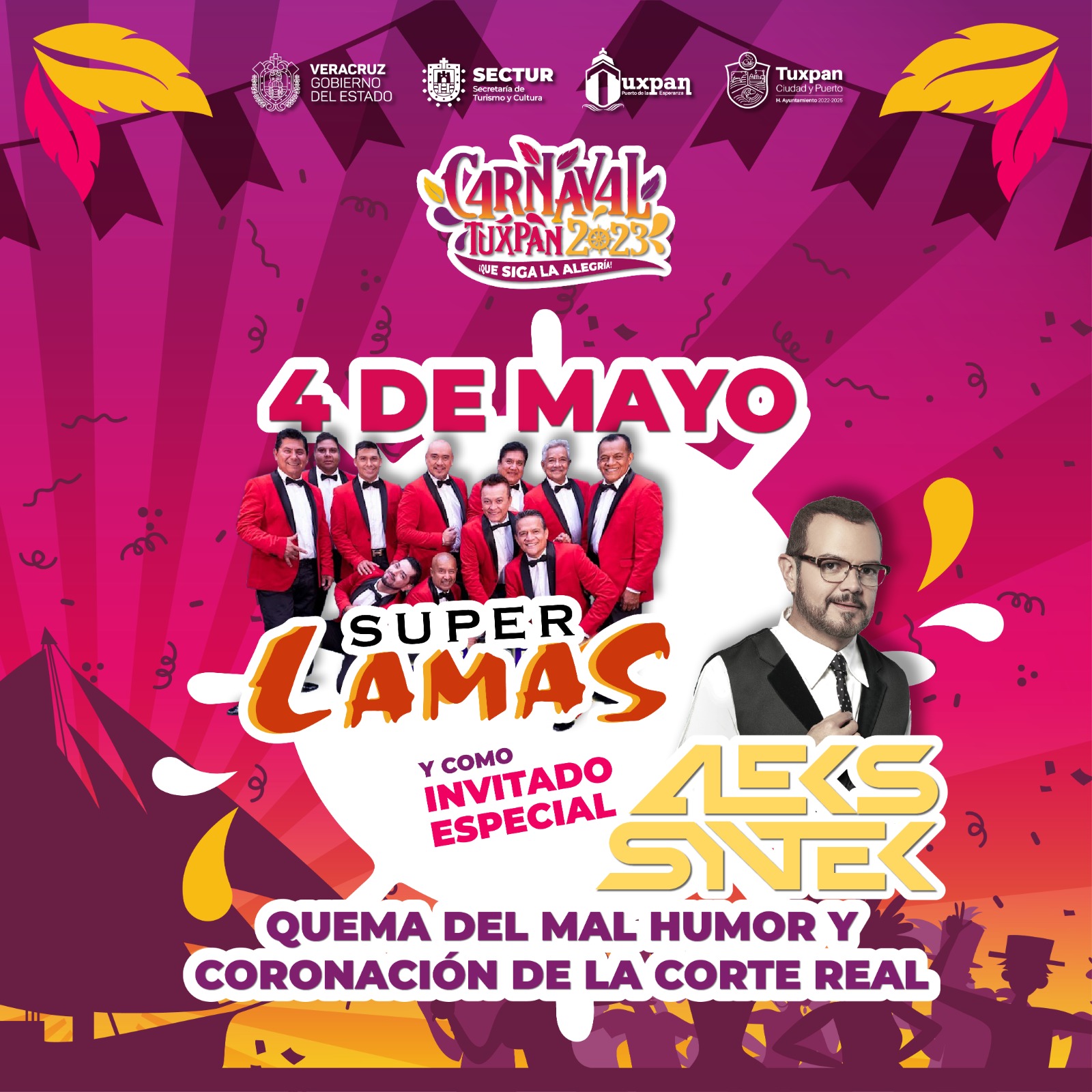 TUXPAN: HOY, LA QUEMA DEL MAL HUMOR Y CORONACIÓN DE LA CORTE REAL