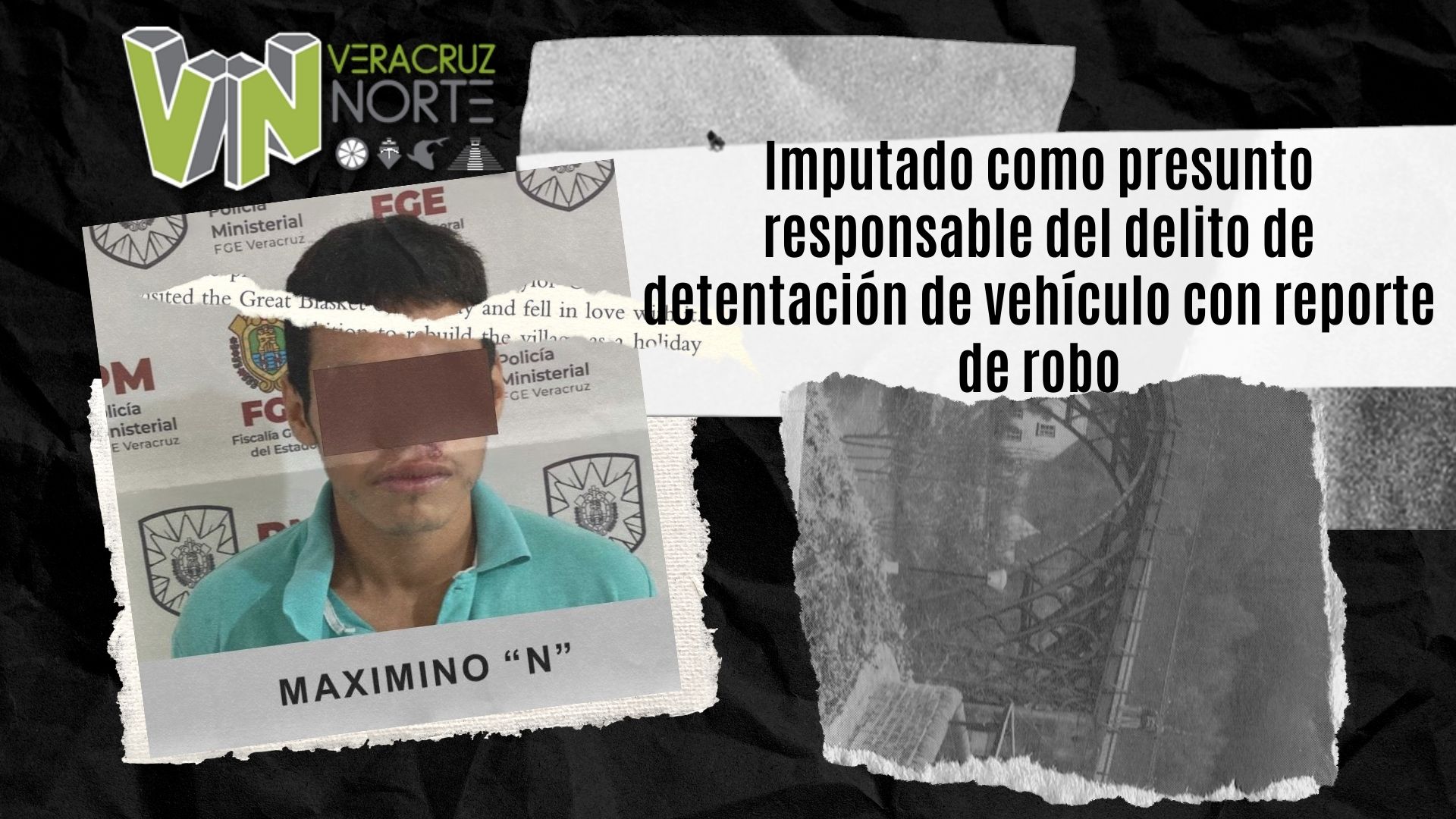 Martínez de la Torre: Imputado como presunto responsable del delito de detentación de vehículo con reporte de robo