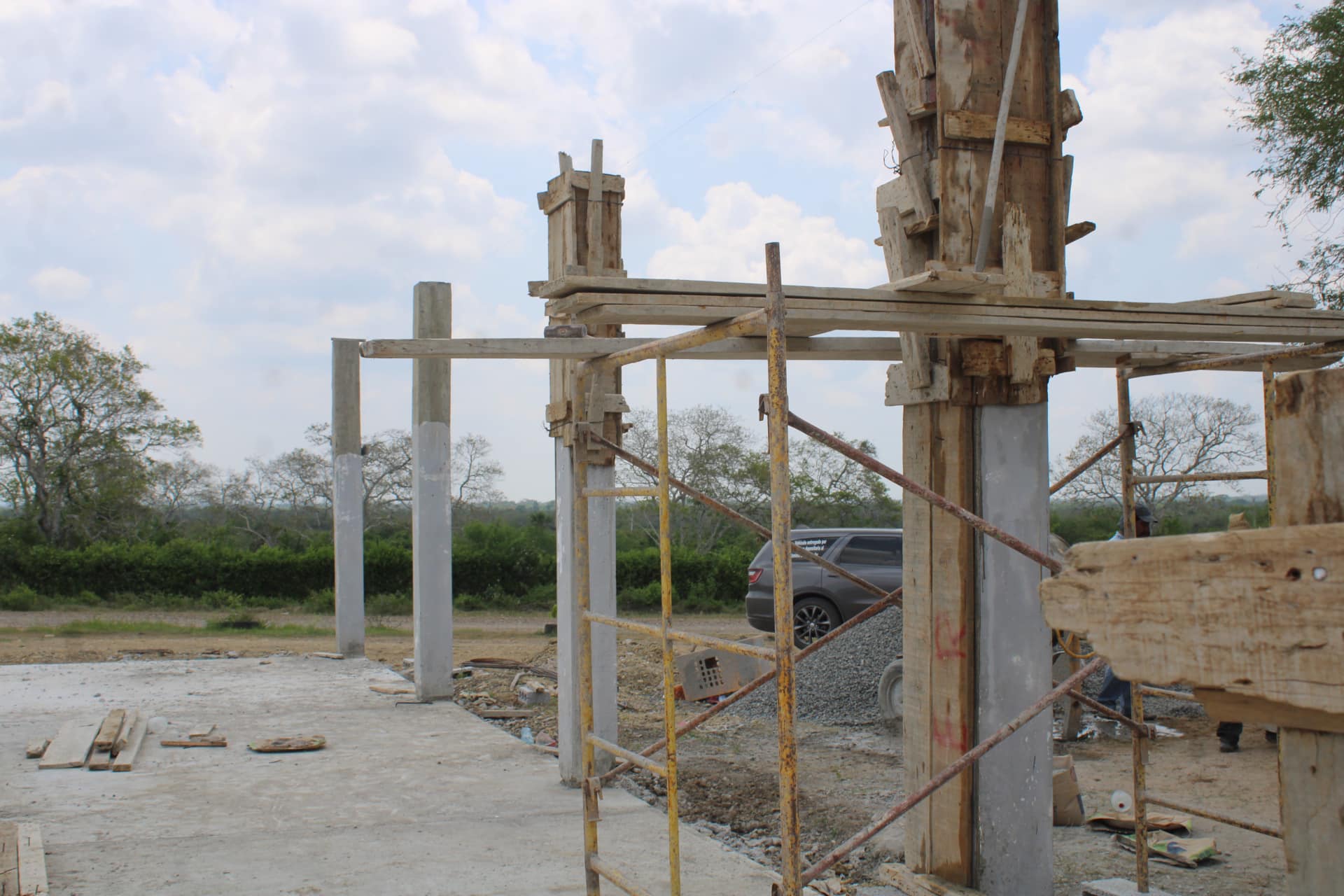 Ozuluama: Inicia la la construcción de la galera de Chaca Gorda
