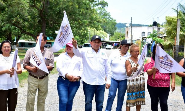 Naranjos: Alcalde da banderazo de inicio de obra en la Col. Emiliano Zapata