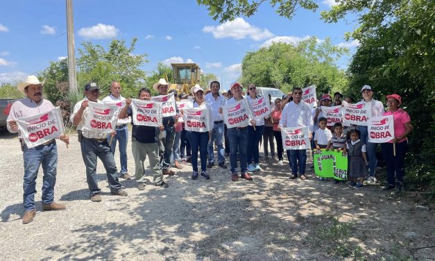 Ozuluama: Banderazo de camino Palo Azul – El Limón