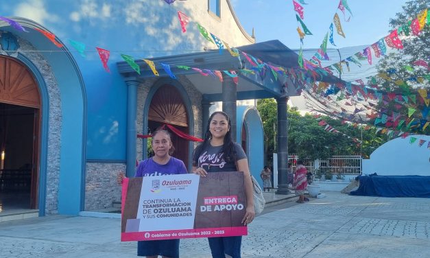Ozuluama: Apoyo entregado a la parroquia San Pedro y San Pablo en Cucharas