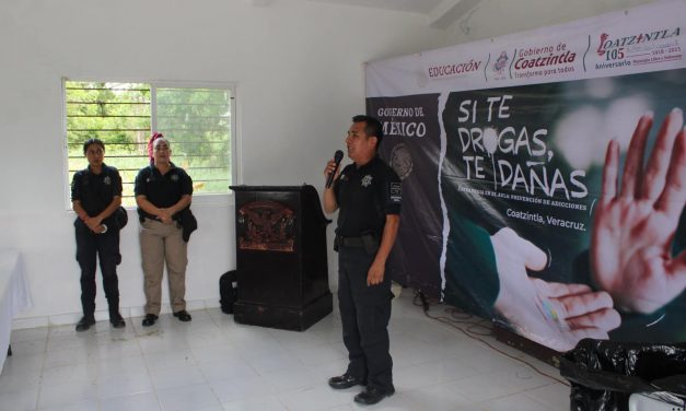 Coatzintla: Comunidades concluyen ciclos de la estrategia en el aula del programa “si te drogas, te dañas”