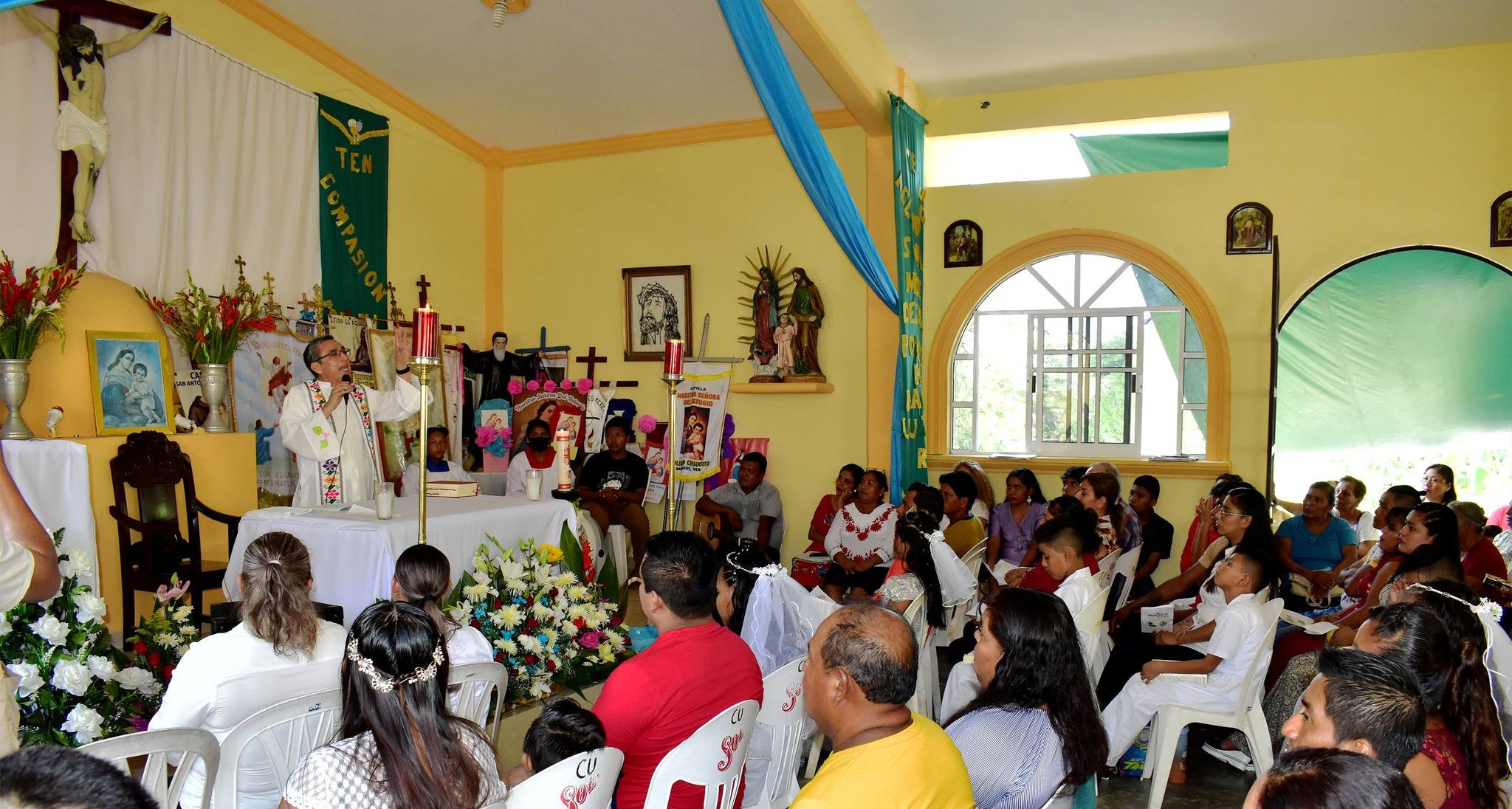 Naranjos: Alcalde asiste a fiesta patronal en la comunidad Soledad Chiquita