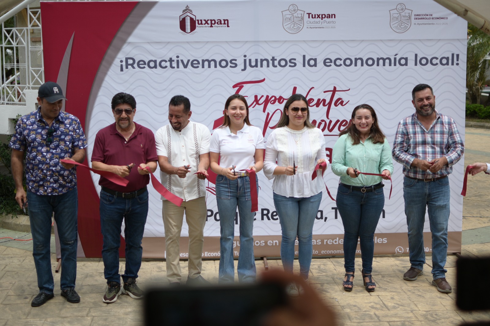 TUXPAN: CON GRAN ÉXITO SE INAUGURÓ LA EXPO VENTA PROMOVER 2023, EN EL PARQUE REFORMA.