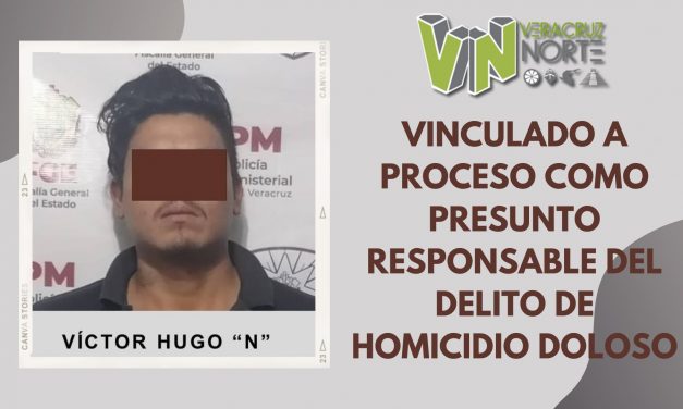 Tihuatlán: Vinculado a proceso como presunto responsable del delito de homicidio doloso