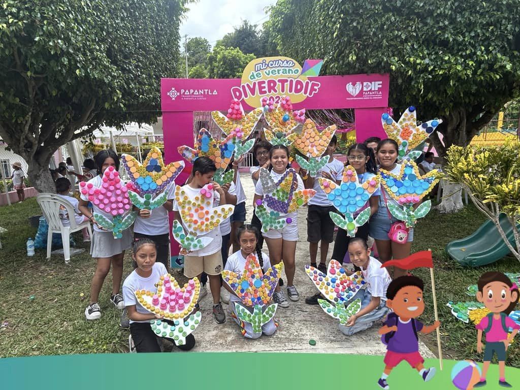 Exitoso arranque del «Curso de Verano DivertiDIF 2023» en C.A.D.I de Papantla