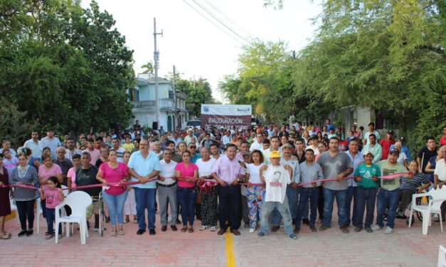 Tempoal: Inauguración de Pavimentación con Concreto Hidráulico en la Colonia Quinta Colón