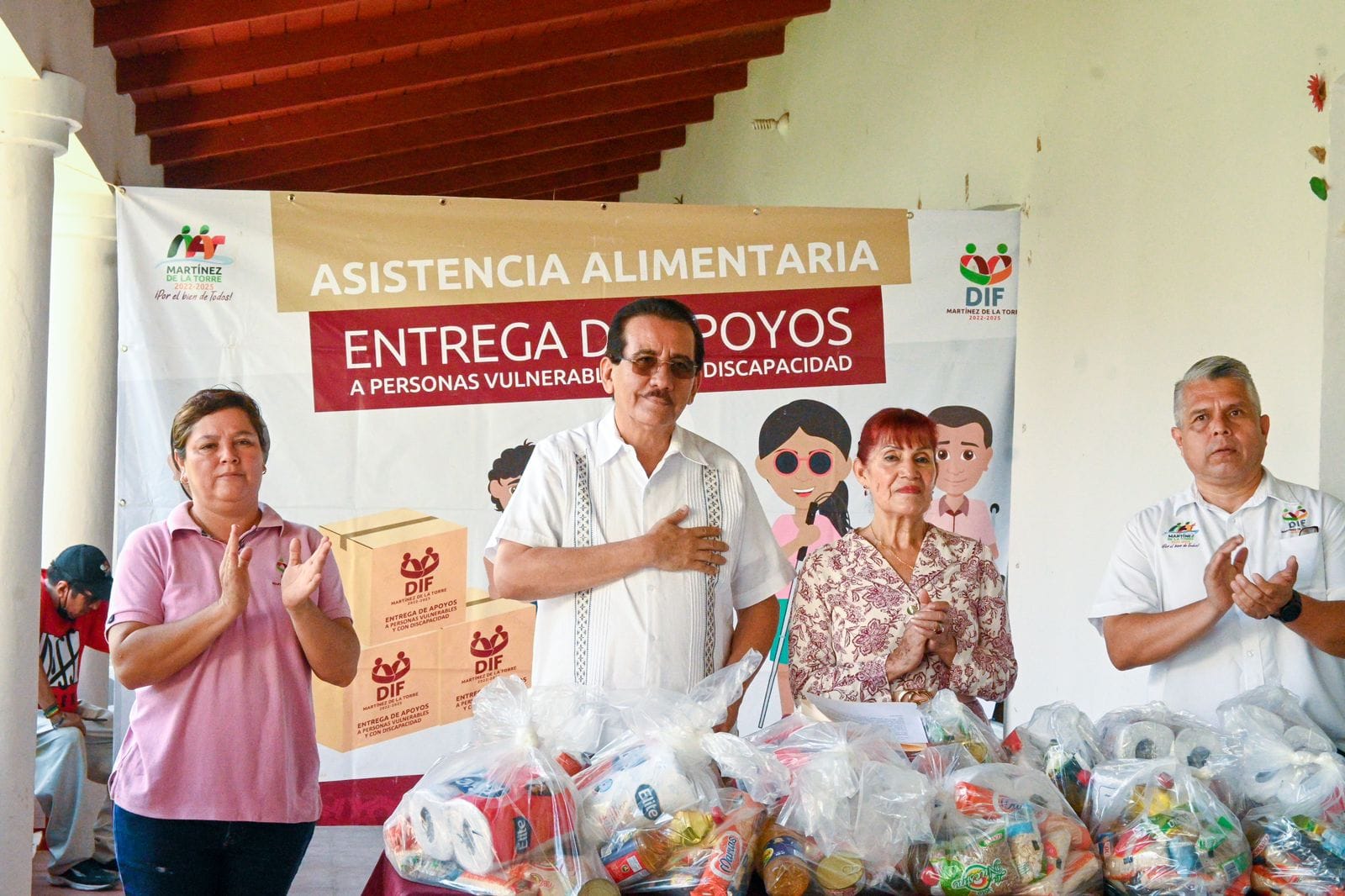 Martínez de la Torre: Con programa de asistencia alimentaria, DIF y Ayuntamiento generan bienestar
