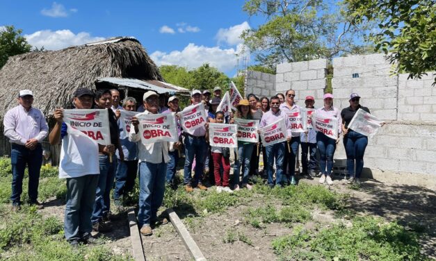Ozuluama: Iniciamos obra en ampliación Alto del Tigre con 10 cuartos dormitorios