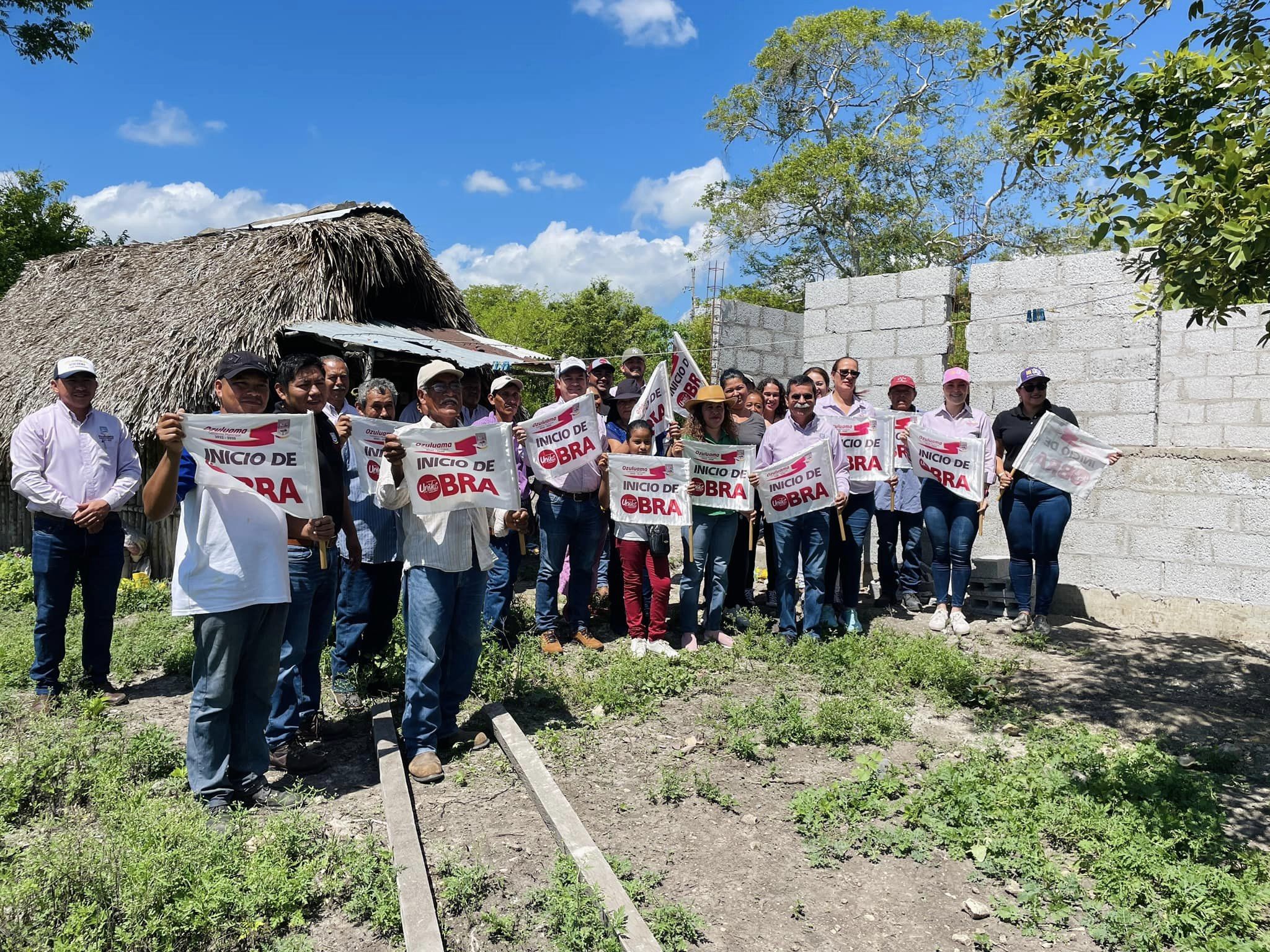 Ozuluama: Iniciamos obra en ampliación Alto del Tigre con 10 cuartos dormitorios