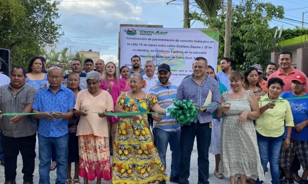 Entrega de obra en Cerro Azul para mejorar infraestructura y accesibilidad