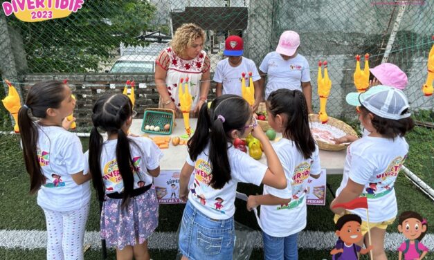 Inicia la segunda semana de «Diverti DIF» en Papantla con actividades llenas de diversión y aprendizaje