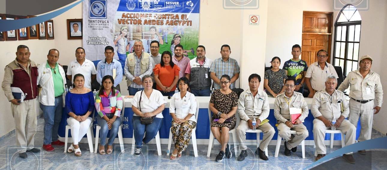 Tantoyuca: Gobierno municipal y Sector Salud coordinan acciones para prevenir el dengue
