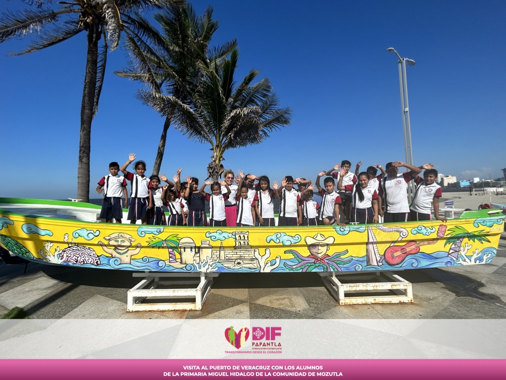 Papantla: Emocionante Excursión al Puerto de Veracruz para los Estudiantes de la Primaria Miguel Hidalgo