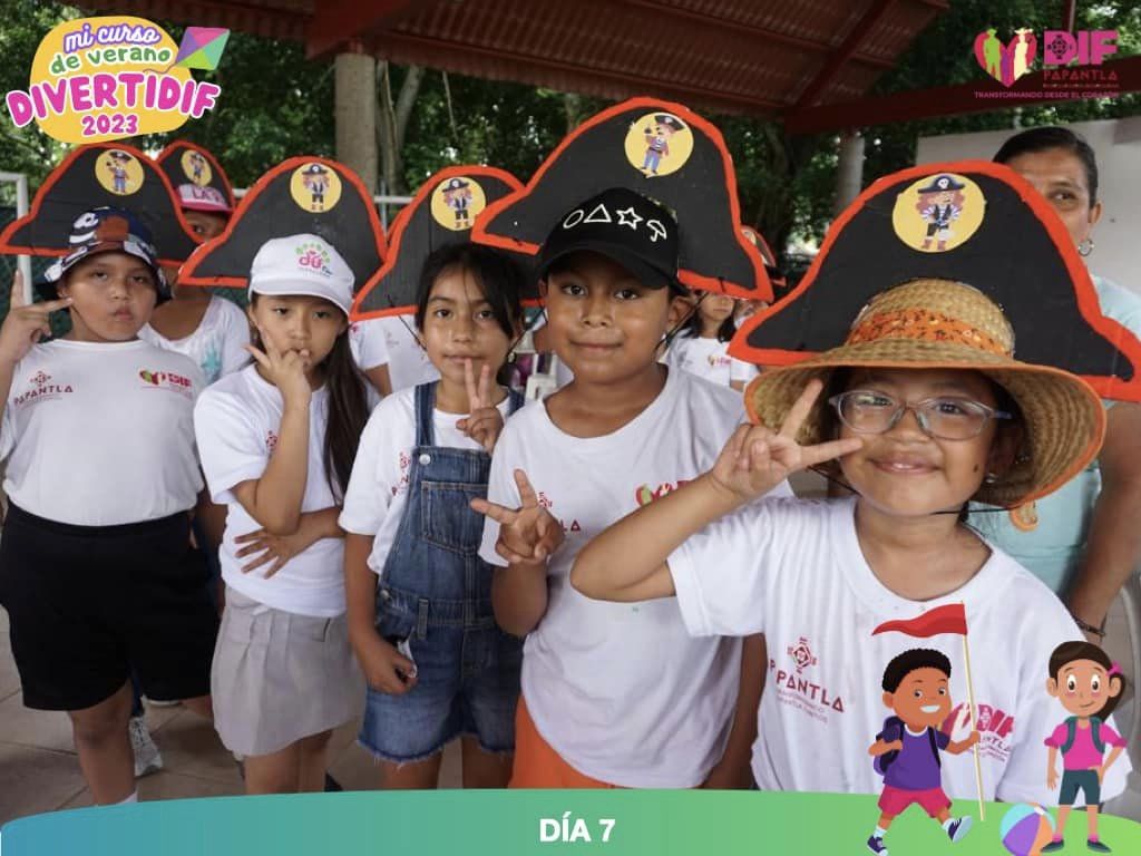 Papantla: Un día inolvidable en el curso de verano «Diverti DIF»: Rally del Pirata y el Tesoro Perdido