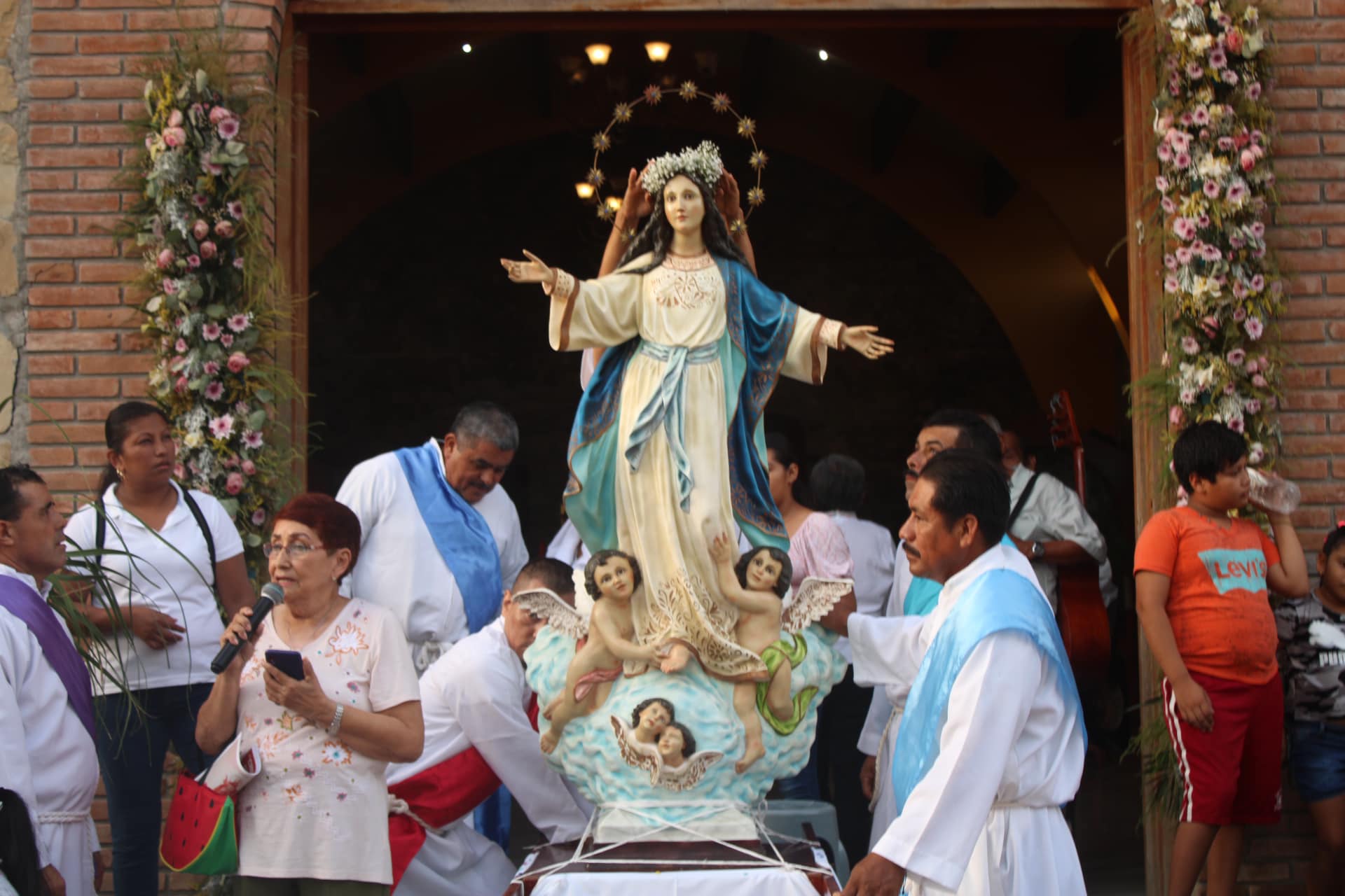 Emotiva Procesión de la Virgen de la Asunción en la Fiesta del Chul Ozuluama 2023