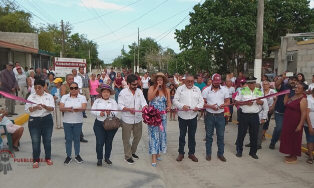 Mejoras en la Calle Primero de Mayo en la Congregación Hidalgo, Pueblo Viejo