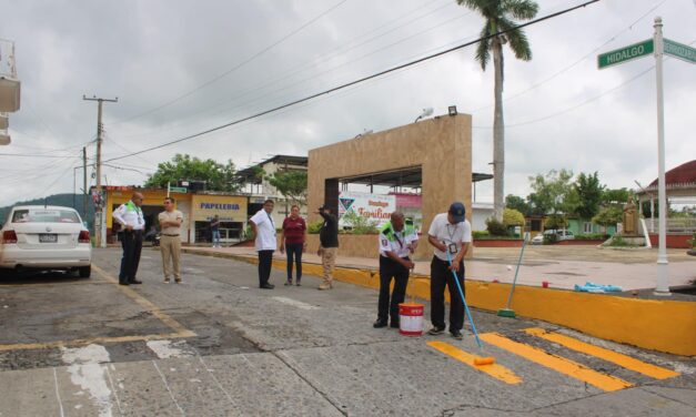 Todo listo para mañana en el evento de señalamiento urbanístico táctico en Coatzintla