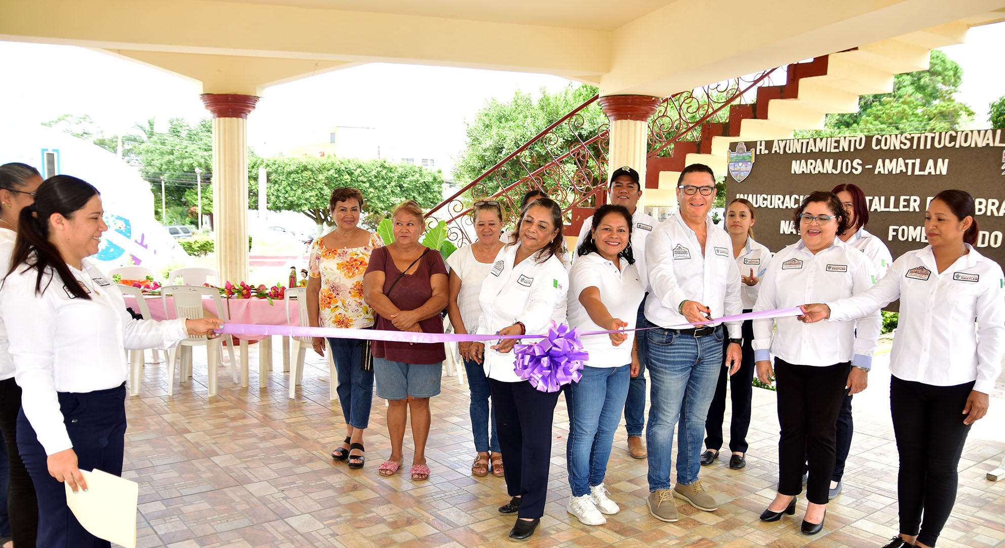 Naranjos: Inauguracion del taller de fibras naturales